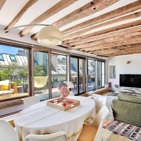 Appartement Terrace Au Centre De